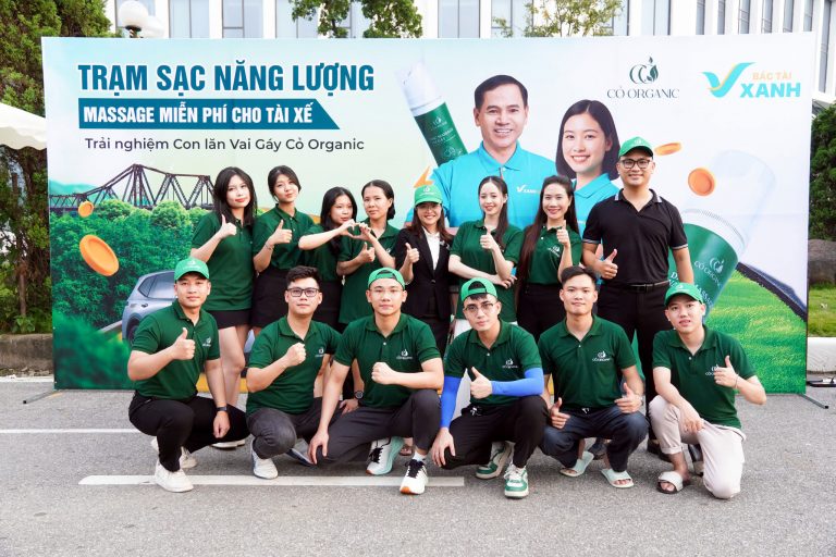 Cỏ Organic - Xanh SM - Tuyển dụng bác tài Xanh - Con lăn massage